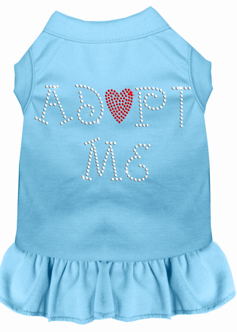 Adopt Me Rhinestone Dress Baby Blue XS