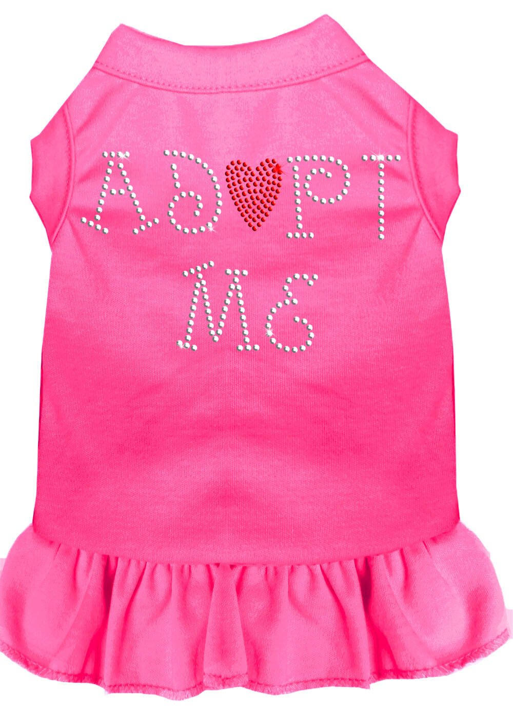 Adopt Me Rhinestone Dress Bright Pink XXL