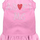 Adopt Me Rhinestone Dress Light Pink Lg