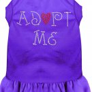 Adopt Me Rhinestone Dress Purple XL