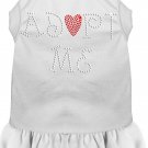 Adopt Me Rhinestone Dress White XXXL
