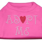 Adopt Me Rhinestone Shirt Bright Pink L