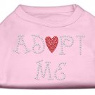 Adopt Me Rhinestone Shirt Light Pink XL