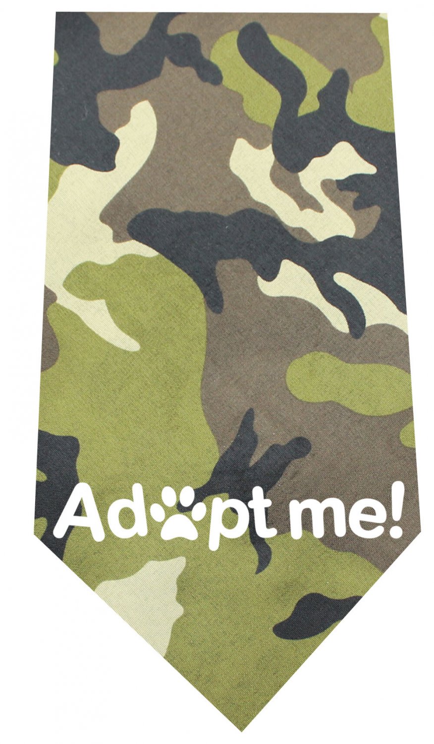 Adopt Me Screen Print Bandana Green Camo