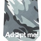 Adopt Me Screen Print Bandana Grey Camo