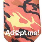 Adopt Me Screen Print Bandana Orange Camo
