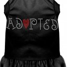 Adopted Rhinestone Dress Black Med