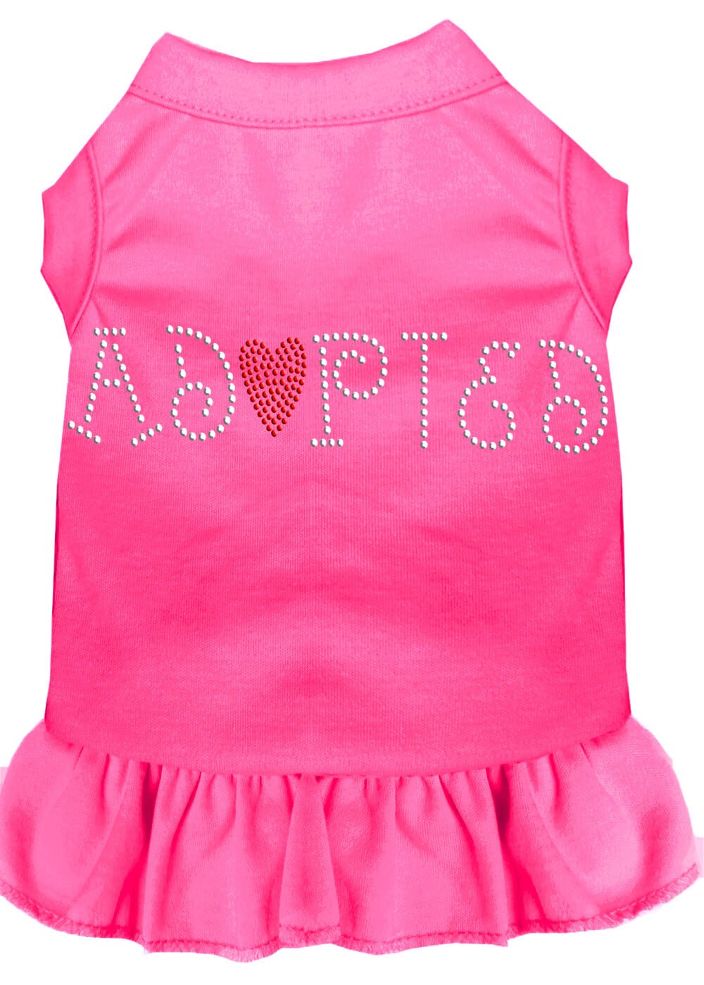 Adopted Rhinestone Dress Light Pink 4X