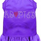 Adopted Rhinestone Dress Purple Med