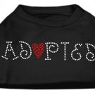 Adopted Rhinestone Shirt Black S