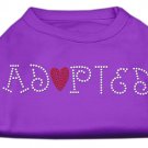 Adopted Rhinestone Shirt Purple XXXL(20)