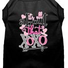 All about that XOXO Screen Print Dog Shirt Black XS