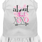 All about the XOXO Screen Print Dog Dress White XXXL