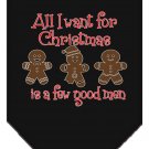 All I want is a Few Good Men Screen Print Bandana Black Large