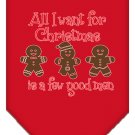 All I want is a Few Good Men Screen Print Bandana Red Large