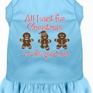 All I want is a Few Good Men Screen Print Dog Dress Baby Blue XXXL