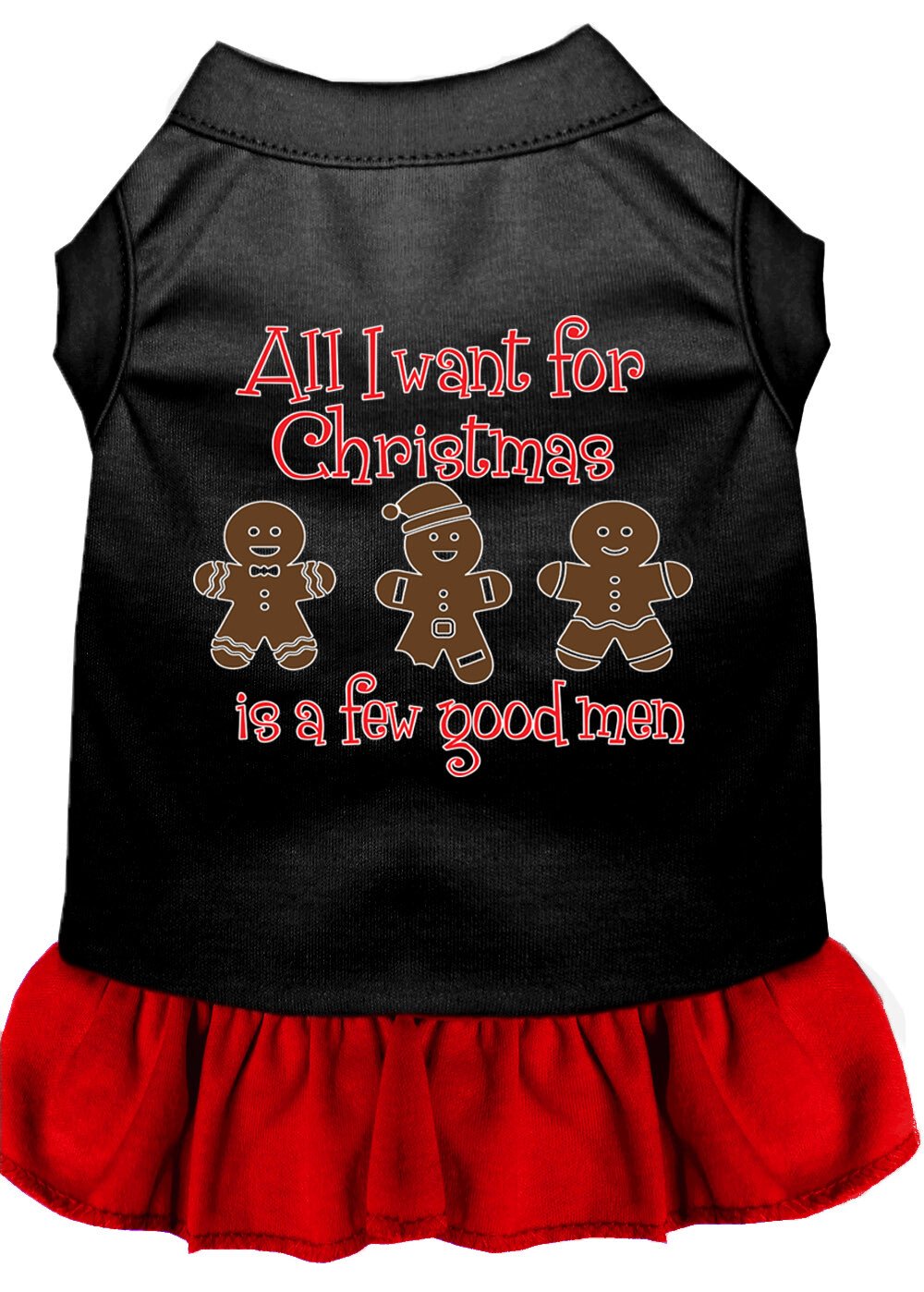 All I want is a Few Good Men Screen Print Dog Dress Bright Pink 4X