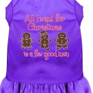 All I want is a Few Good Men Screen Print Dog Dress Purple XL