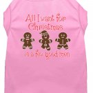 All I want is a Few Good Men Screen Print Dog Shirt Light Pink XXXL