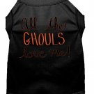All the Ghouls Screen Print Dog Shirt Black XS (8)