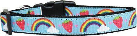 Aloha Cutie Nylon Dog Collar Medium