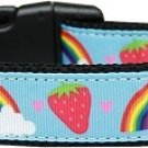 Aloha Cutie Nylon Dog Collar Medium