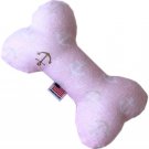 Anchors 6 inch Bone Dog Toy Light Pink