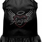 Angel Heart Rhinestone Dress Black Med
