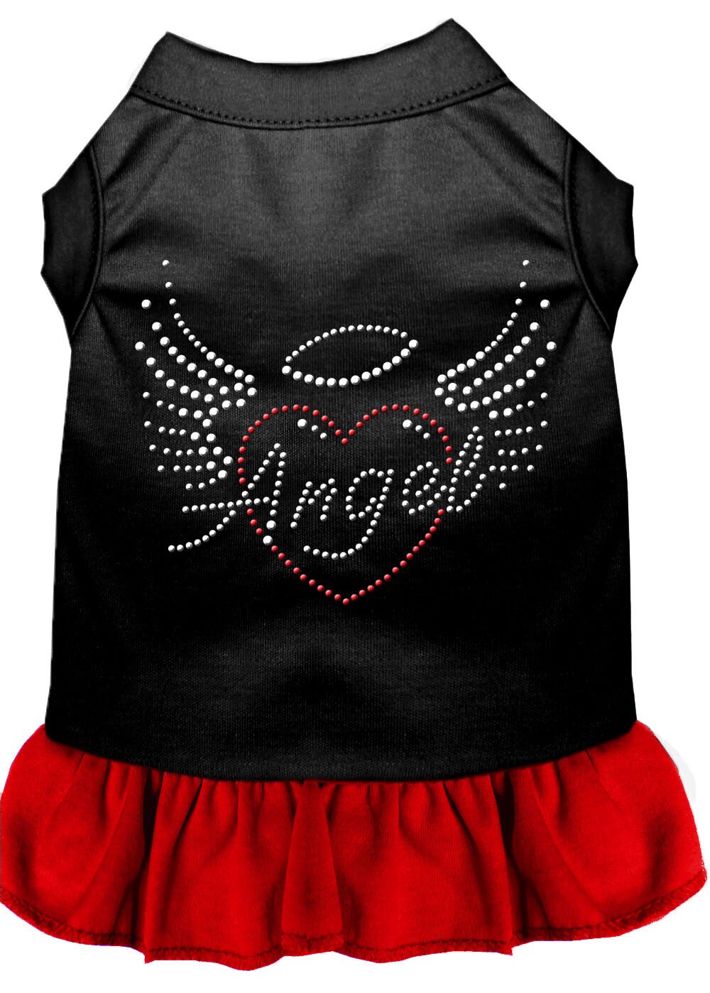 Angel Heart Rhinestone Dress Black XXL