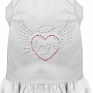 Angel Heart Rhinestone Dress White XXL