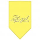 Angel Rhinestone Bandana Yellow Small