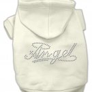 Angel Rhinestud Hoodie Cream XXXL(20)