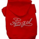Angel Rhinestud Hoodie Red XXXL(20)