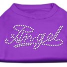 Angel Rhinestud Shirt Purple XL