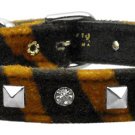 Animal Print Crystal and Pyramid Collars Tiger 14