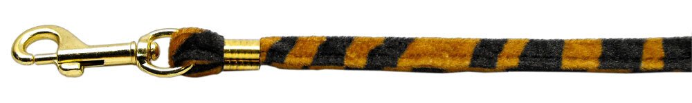Animal Print Leash Tiger 3/8 Plain Leash