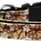 Aqua Love Nylon Dog Collar Medium Narrow