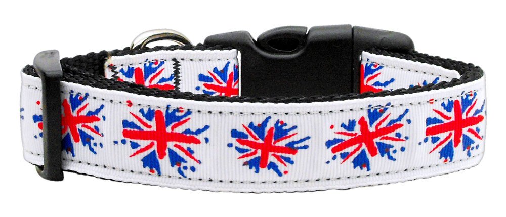 Aqua Santa Nylon Cat Collar