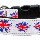 Aqua Santa Nylon Dog Collar XS