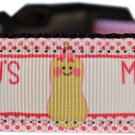 Aqua Unicorns Nylon Dog Collar MD
