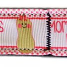 Aquatic Chevron 10 inch Stuffing Free Bone Dog Toy