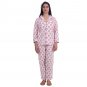 Block Shop New Fashion Elephant Print Cotton Fabric Women Nightdress Sleepwear