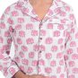 Block Shop New Fashion Elephant Print Cotton Fabric Women Nightdress Sleepwear