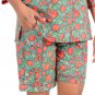 Block Shop Floral Print Cotton Fabric Women Summer Casual Shorts Sale Online