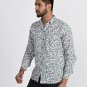 Block Shop Casual Shirts Sale Indian Hand Print Floral Cotton Voile Fabric