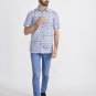 Block Shop 100% Pure Cotton Print Fabric Shirt For Men's Indian Traditional Look