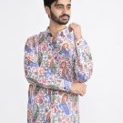 Block Shop Floral Print Button Up Shirt  Hand Block Print Cotton Fabric Sale