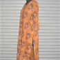 Block Shop Orange Floral Kurta For Ladies Hand Block Print Fabric Jaipur