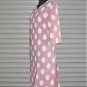 Block Shop Pink Geometric Design Cotton Hand Block Print Dress