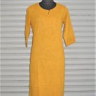 Block Shop Formal Kurta For Women Yellow Long Beach Party Ethnic